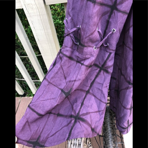 NWT Rock&Republic Plum Perfect OTS Top - Picture 6 of 6